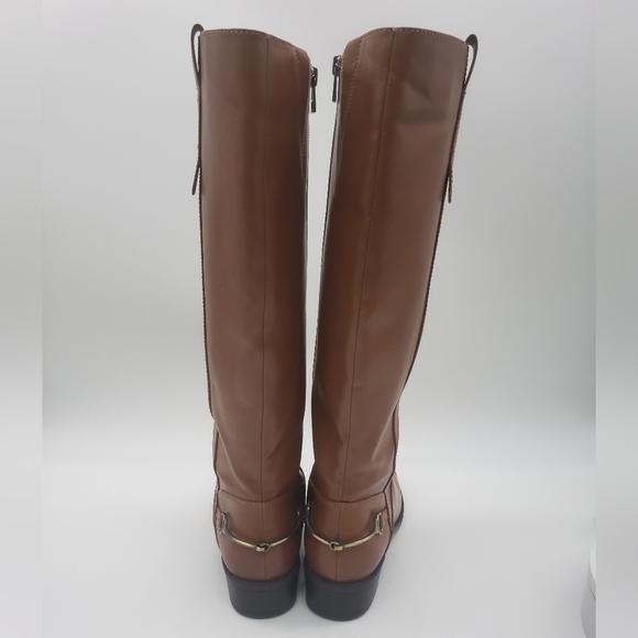 128- Sam & Libby Riding Boots Size 7 1/2 Brown color - Picture 4 of 8